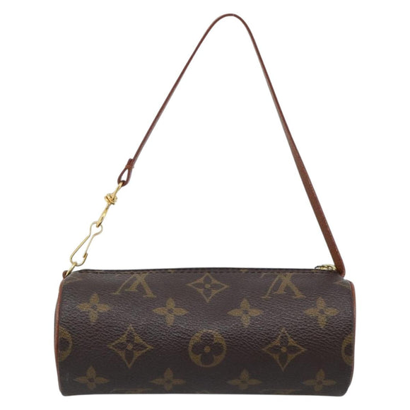 LOUIS VUITTON Monogram Papillon Pouch LV Auth 182935