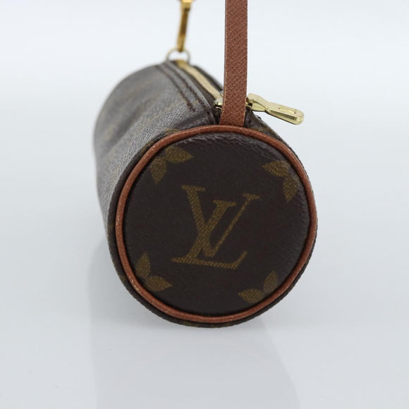 LOUIS VUITTON Monogram Papillon Pouch LV Auth 182935