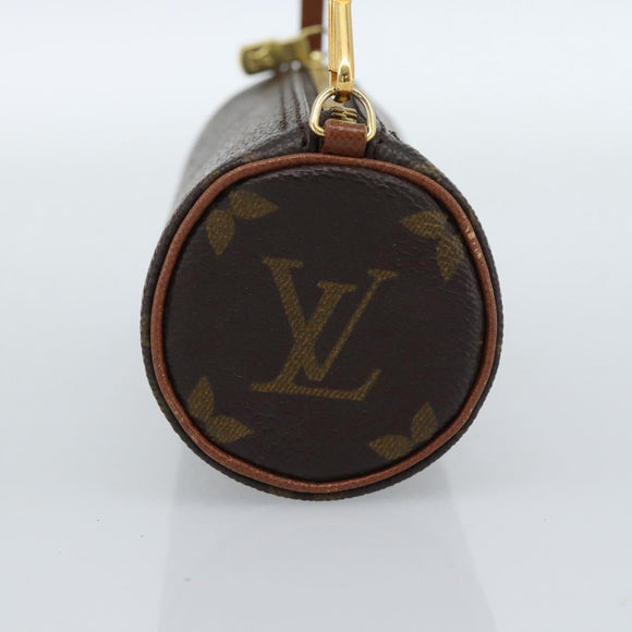 LOUIS VUITTON Monogram Papillon Pouch LV Auth 182935