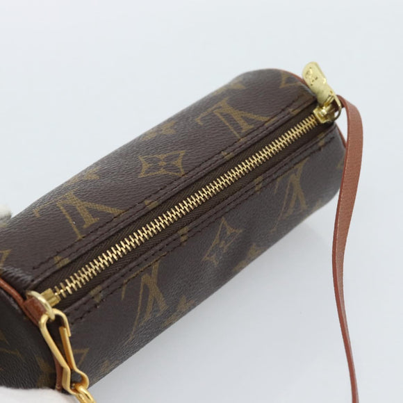 LOUIS VUITTON Monogram Papillon Pouch LV Auth 182935