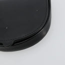 CARTIER Coin Purse Leather Black Silver Auth 182938A-15