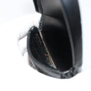 CARTIER Coin Purse Leather Black Silver Auth 182938A-19
