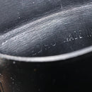 CARTIER Coin Purse Leather Black Silver Auth 182938A-12