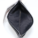 CHANEL Card Case Leather Black CC Auth 182939-8