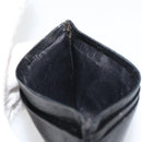 CHANEL Card Case Leather Black CC Auth 182939-19