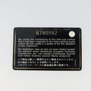 CHANEL Card Case Leather Black CC Auth 182939-12