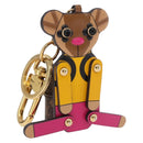 LOUIS VUITTON Monogram Porte Cles Christmas Teddy Bear Charm M63758 Auth 182940M-1