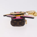 LOUIS VUITTON Monogram Porte Cles Christmas Teddy Bear Charm M63758 Auth 182940M-8