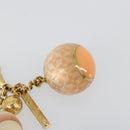 LOUIS VUITTON Bijoux Sac Mini Run Croisette Charm metal Gold M95507 Auth 182943M-4