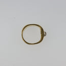 LOUIS VUITTON Berg Nanogram Ring metal Gold M00210 LV Auth 182944A-9