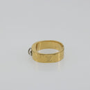 LOUIS VUITTON Berg Nanogram Ring metal Gold M00210 LV Auth 182944A-4