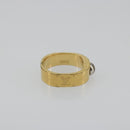 LOUIS VUITTON Berg Nanogram Ring metal Gold M00210 LV Auth 182944A-5