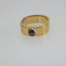 LOUIS VUITTON Berg Nanogram Ring metal Gold M00210 LV Auth 182944A-6