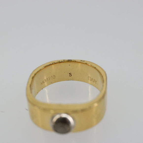 LOUIS VUITTON Berg Nanogram Ring metal Gold M00210 LV Auth 182944A
