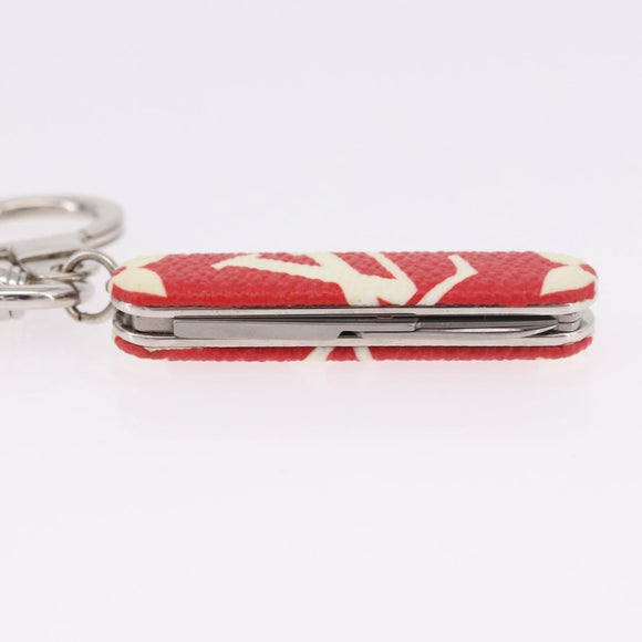 LOUIS VUITTON Monogram LV x Supreme Pocket Knife Key Chain MP2070 Auth 182946A