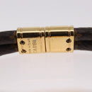 LOUIS VUITTON Monogram Brass Keep It Twice Bracelet M6640E LV Auth 182947M-11