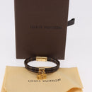 LOUIS VUITTON Monogram Brass Keep It Twice Bracelet M6640E LV Auth 182947M-12