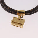 LOUIS VUITTON Monogram Brass Keep It Twice Bracelet M6640E LV Auth 182947M-7