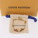 LOUIS VUITTON Brassley Essential V California Armband Goud M69580 Auth 182949M-12