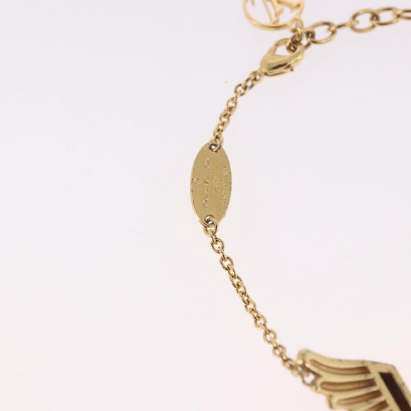 LOUIS VUITTON Brassley Essential V California Armband Goud M69580 Auth 182949M