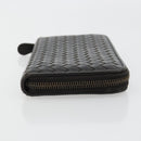 BOTTEGA VENETA INTRECCIATO Long Wallet Leather Dark Brown Auth 182950-3