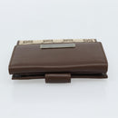 GUCCI GG Canvas Compact Wallet Beige Auth 182952M-5