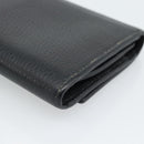 GUCCI GG Marmont Compact Wallet Leder Schwarz Gold 598587 Auth 182955M-10