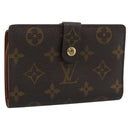 LOUIS VUITTON Monogram Porte Monnaie Billets Viennois M61663 LV Auth 182956-1