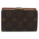 LOUIS VUITTON Monogram Porte Monnaie Billets Viennois M61663 LV Auth 182956-2