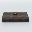LOUIS VUITTON Monogram Porte Monnaie Billets Viennois M61663 LV Auth 182956-6