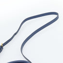 PRADA Galleria Handtasche Saffiano-Leder 2-Wege Blau Gold Original 182959A-10