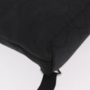 GUCCI GG Canvas Backpack Black Silver 003 0242 Auth 182962A-16