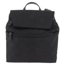 GUCCI GG Canvas Backpack Black Silver 003 0242 Auth 182962A-13