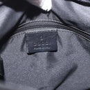 GUCCI GG Canvas Backpack Black Silver 003 0242 Auth 182962A-22