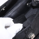 GUCCI GG Canvas Backpack Black Silver 003 0242 Auth 182962A-12