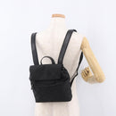 GUCCI GG Canvas Backpack Black Silver 003 0242 Auth 182962A-28