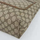 GUCCI GG Supreme Web Sherry Line Tote Bag PVC Beige Red 39 02 003 Auth 182963-10