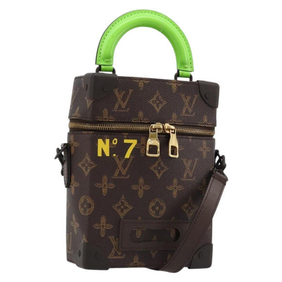 LOUIS VUITTON Monogram Vertical Box Trunk Shoulder Bag M59664 LV Auth 182968M