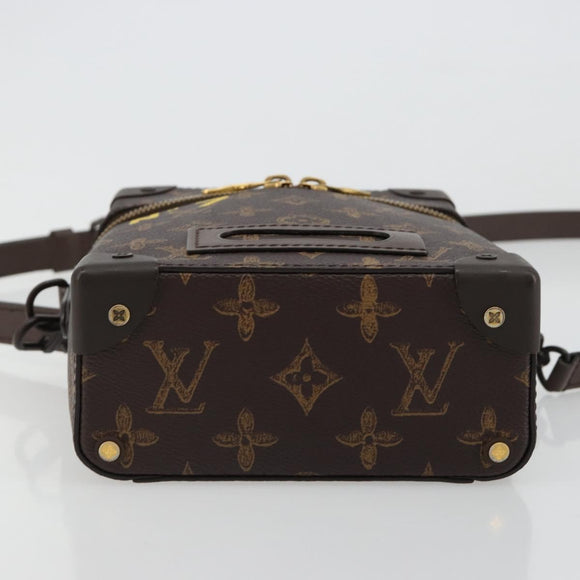LOUIS VUITTON Monogram Vertical Box Trunk Shoulder Bag M59664 LV Auth 182968M