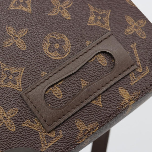 LOUIS VUITTON Monogram Vertical Box Trunk Shoulder Bag M59664 LV Auth 182968M
