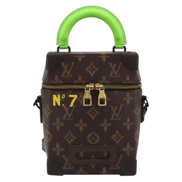LOUIS VUITTON Monogram Vertical Box Trunk Shoulder Bag M59664 LV Auth 182968M