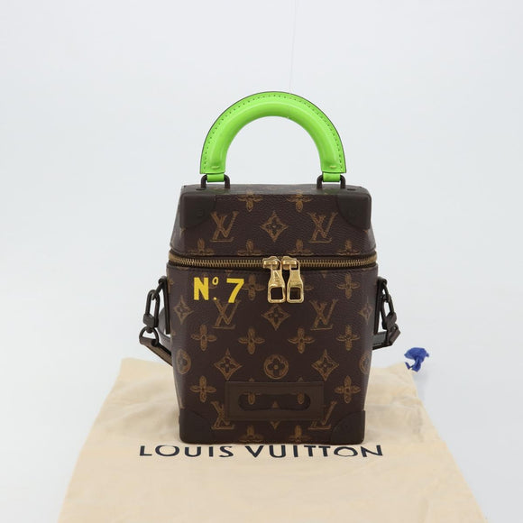 LOUIS VUITTON Monogram Vertical Box Trunk Shoulder Bag M59664 LV Auth 182968M