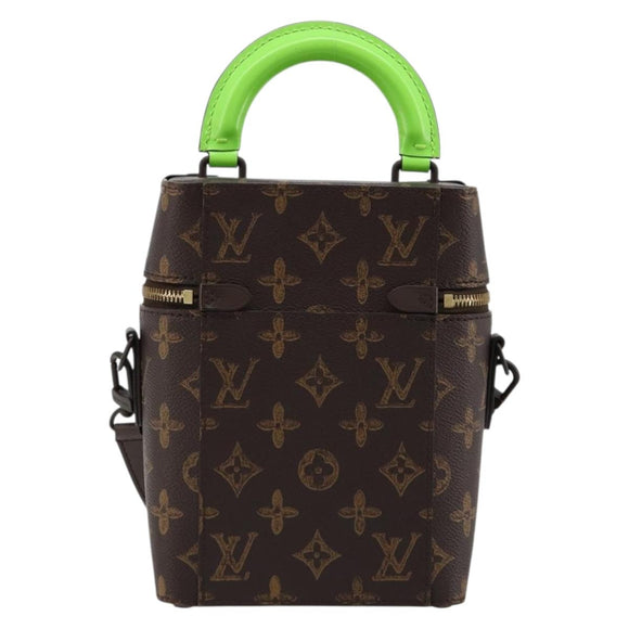 LOUIS VUITTON Monogram Vertical Box Trunk Shoulder Bag M59664 LV Auth 182968M