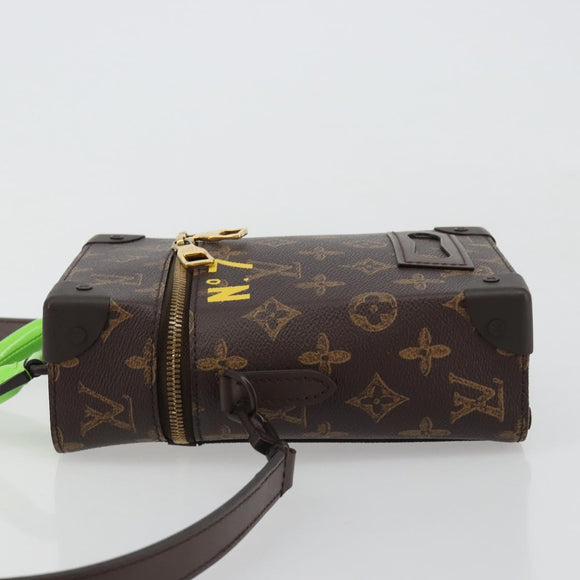LOUIS VUITTON Monogram Vertical Box Trunk Shoulder Bag M59664 LV Auth 182968M