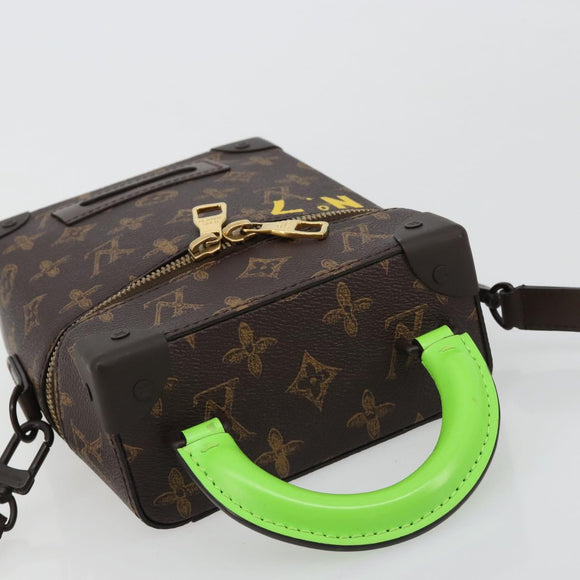 LOUIS VUITTON Monogram Vertical Box Trunk Shoulder Bag M59664 LV Auth 182968M