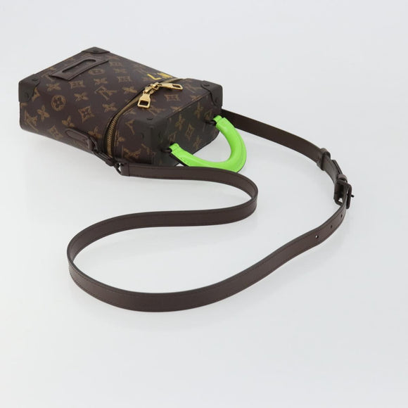 LOUIS VUITTON Monogram Vertical Box Trunk Shoulder Bag M59664 LV Auth 182968M