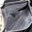 FENDI Zucca Canvas Hand Bag Black Brown Auth 182969V-11