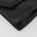 PRADA Electra Studs Shoulder Bag Leather Black Silver Auth 182970V-14