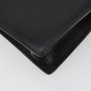 PRADA Electra Studs Shoulder Bag Leather Black Silver Auth 182970V-16