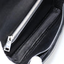 PRADA Electra Studs Shoulder Bag Leather Black Silver Auth 182970V-10